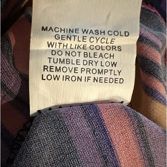 NY Collection stripe maxi dress size L - Picture 9 of 9